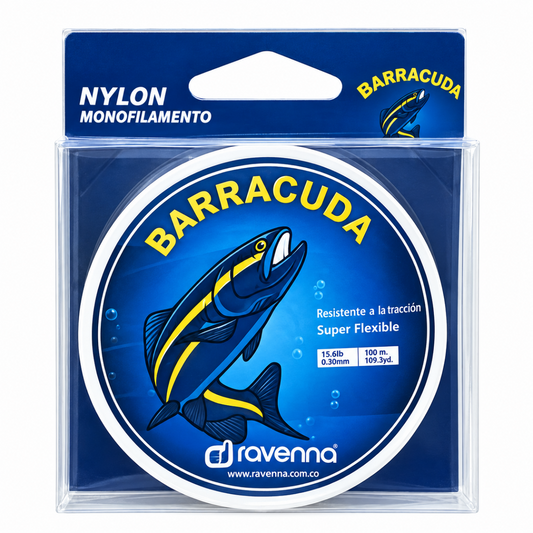 Nylon Barracuda Blister 100m (20lbs-100lbs)