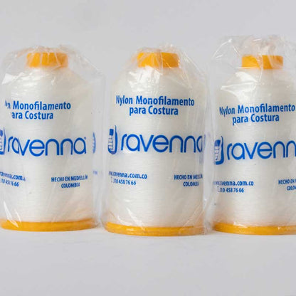 Monofilamento costura de  0.15 mm a 0.17mm x 5.500 metros / color natural